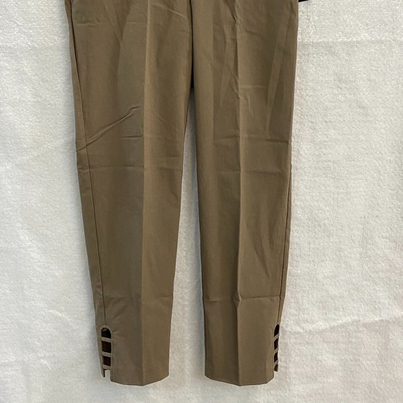 89th & Madison Comfort Waist Capri Pants Women's Small Brown Stretch NWT - Picture 8 of 12